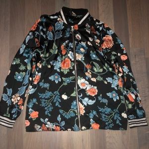Bomber silk jacket
